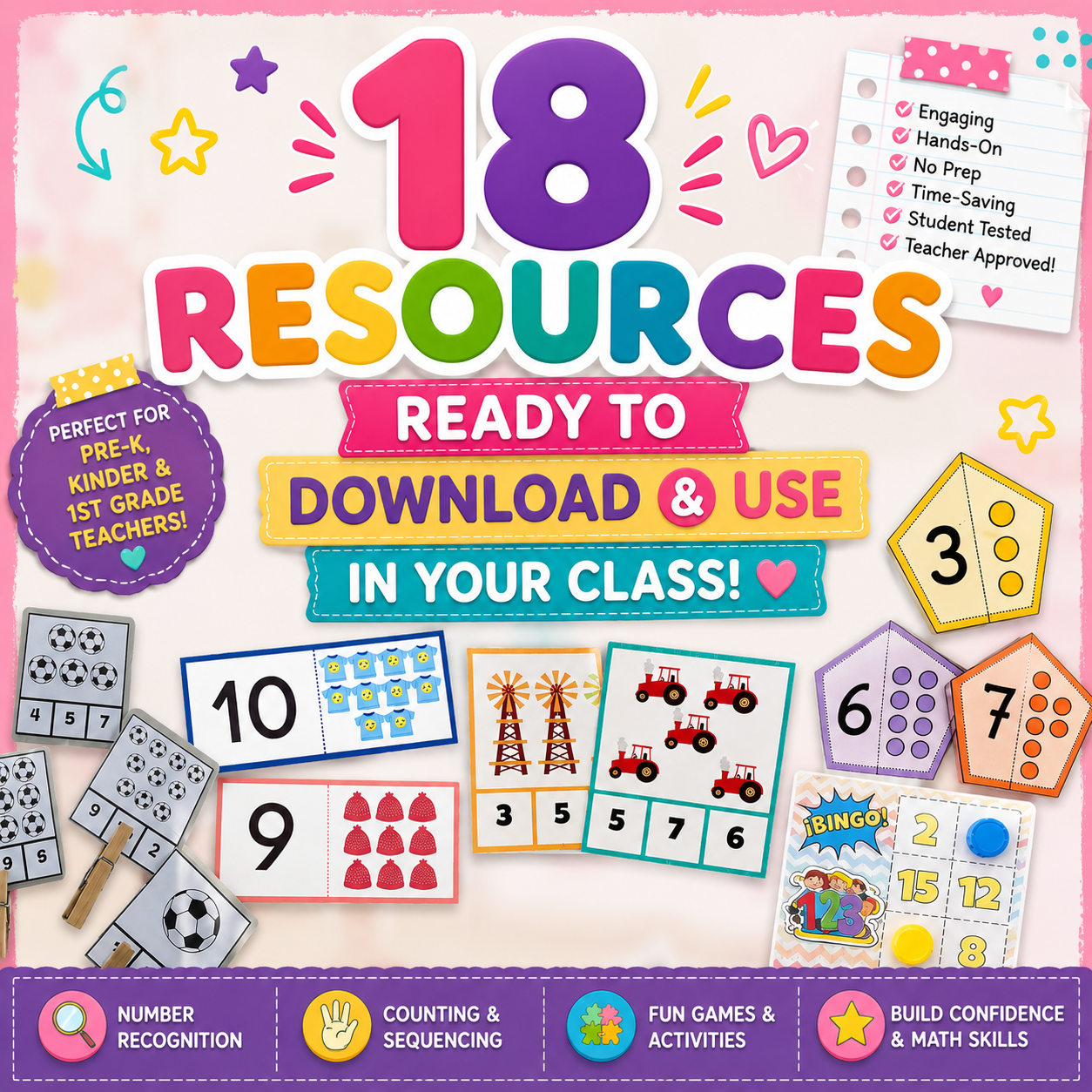 Mega Counting Pack 1-20