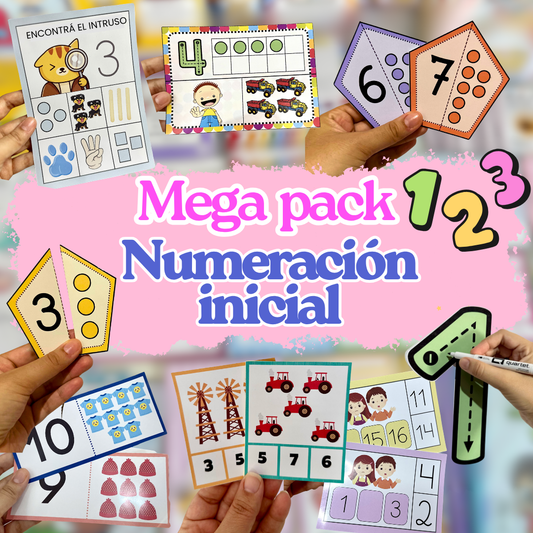 Mega Pack Numeración Inicial